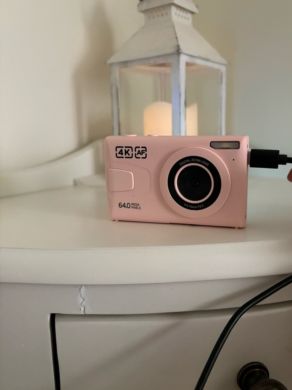 4K Pink Digital Camera with 64MP (comes with charger) - Picture 1 of 2